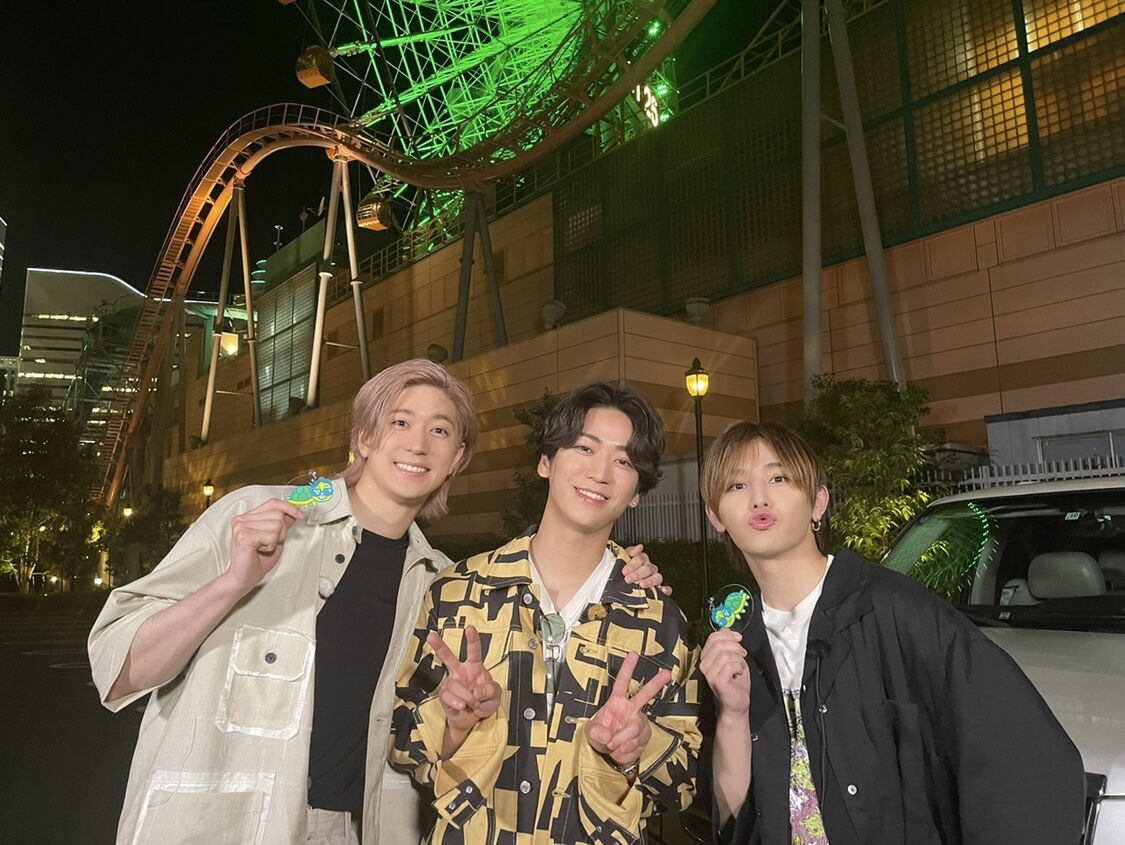 涼介がチュー顔😍亀さんぽ♪約束の観覧車編に涼介&裕翔❤️💙@8/18(金