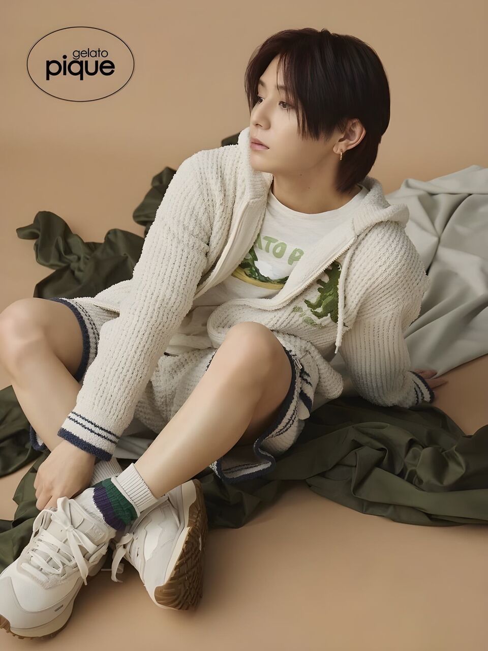 恐竜さん🦖シリーズ⁉️ワッフル持って美人すぎるジェラピケ涼介可愛