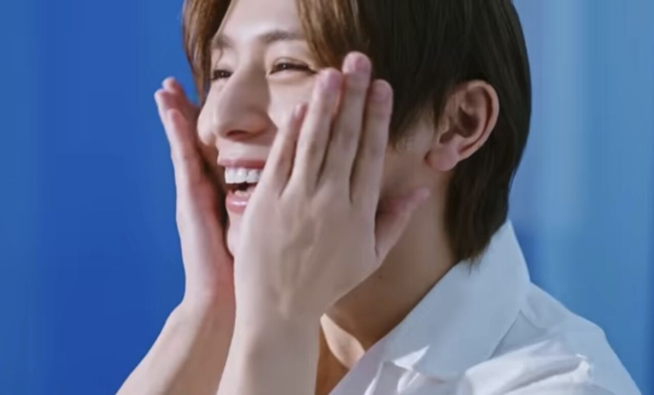 山田太郎　スキンケア品 新CM解禁 Hey! Say! JUMP 山田涼介出演ロート製薬スキンアクアセラム