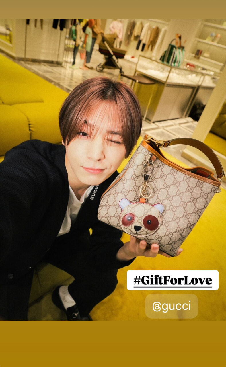 GUCCI✖️山田涼介✖️パンダチャーム🐼可愛いが過ぎる🐼 3/8Ryosukeの