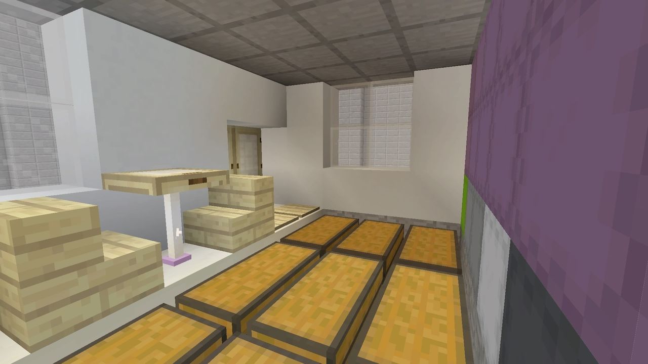 地下鉱山都市開発 工事現場にあるあの豆腐建築をつくる Minecraft Minecraft サバイバル都市開発局 マイクラ