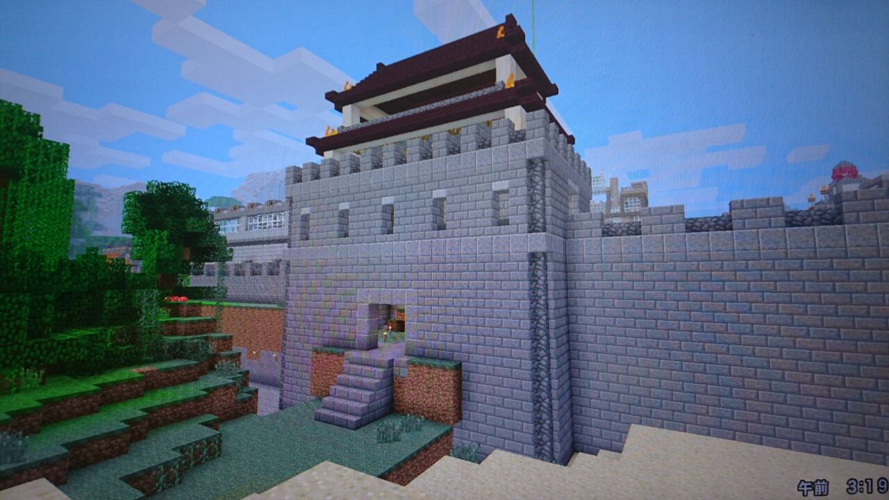 Minecraft サバイバル都市開発局part10 城壁の門と楼をつくる マイクラ Minecraft サバイバル都市開発局 マイクラ