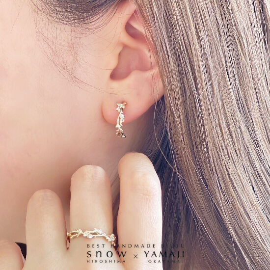 Hiiragi Ring Pierce Okayama Something Jewelry Craft Yamaji 岡山