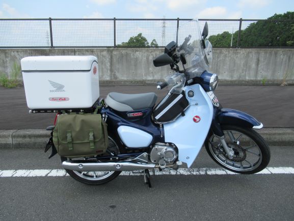 C125サイドバック取り付け 山歩きとチャリンコとスーパー カブ110