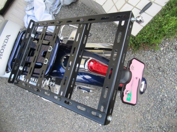 C125用 自作リアキャリア取り付け 山歩きとチャリンコとスーパー カブ110 C125用 自作リアキャリア取り付け 山歩きとチャリンコとスーパー カブ110