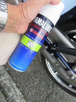 C125 チェーンオイル吹付 山歩きとチャリンコとスーパー カブ110