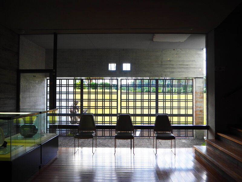 鹿児島建築めぐり2日目 初めての砂蒸風呂 岩崎美術館 ふれあいプラザなのはな館 ある構造家 筆のすさび