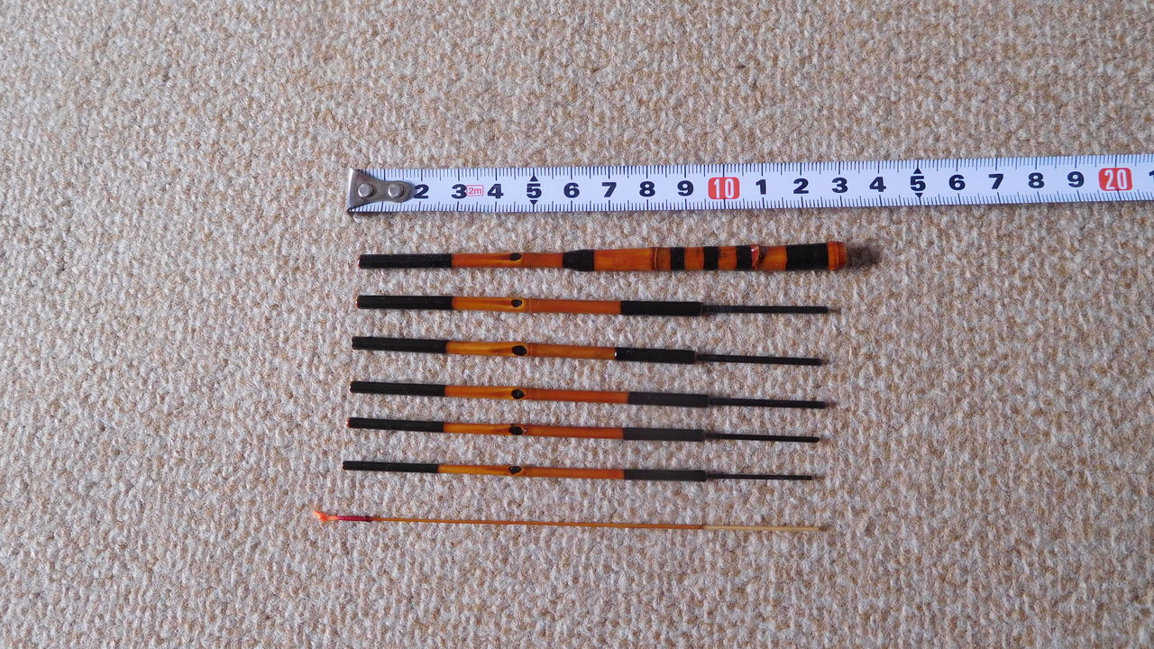 3通りのタナゴ竿作り やまめ１１０番