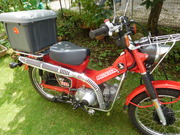 ハンターカブシート交換前