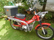 ハンターカブシート交換後