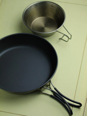 チタン フライパン 山めし礼讃 山料理 山ごはんレシピの記