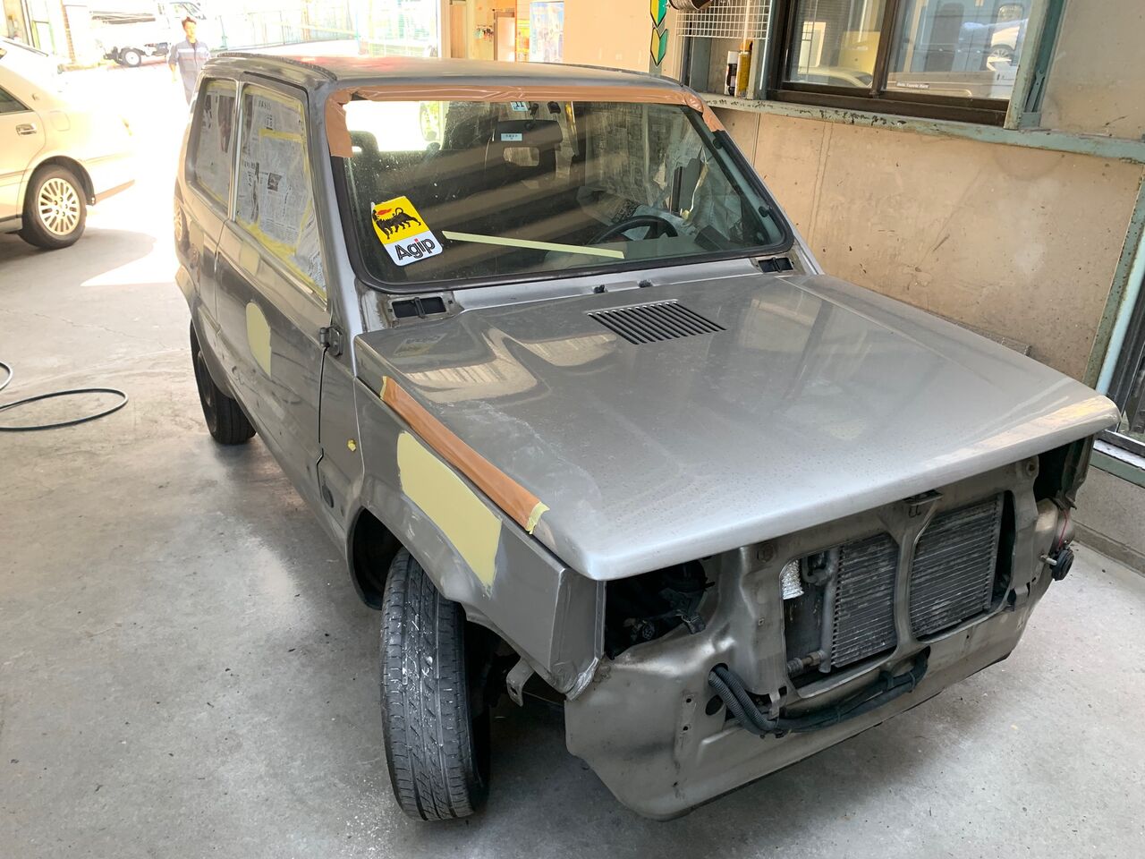 フィアット パンダ まずは全塗装 ボッシュカーサービス 有限会社 山田自動車