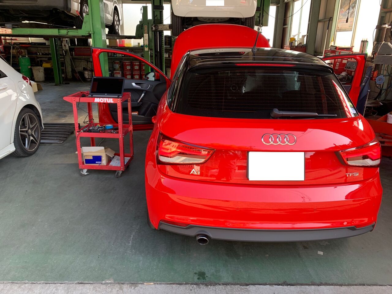 アウディ a1 エンジン不調 ボッシュカーサービス 有限会社 山田自動車