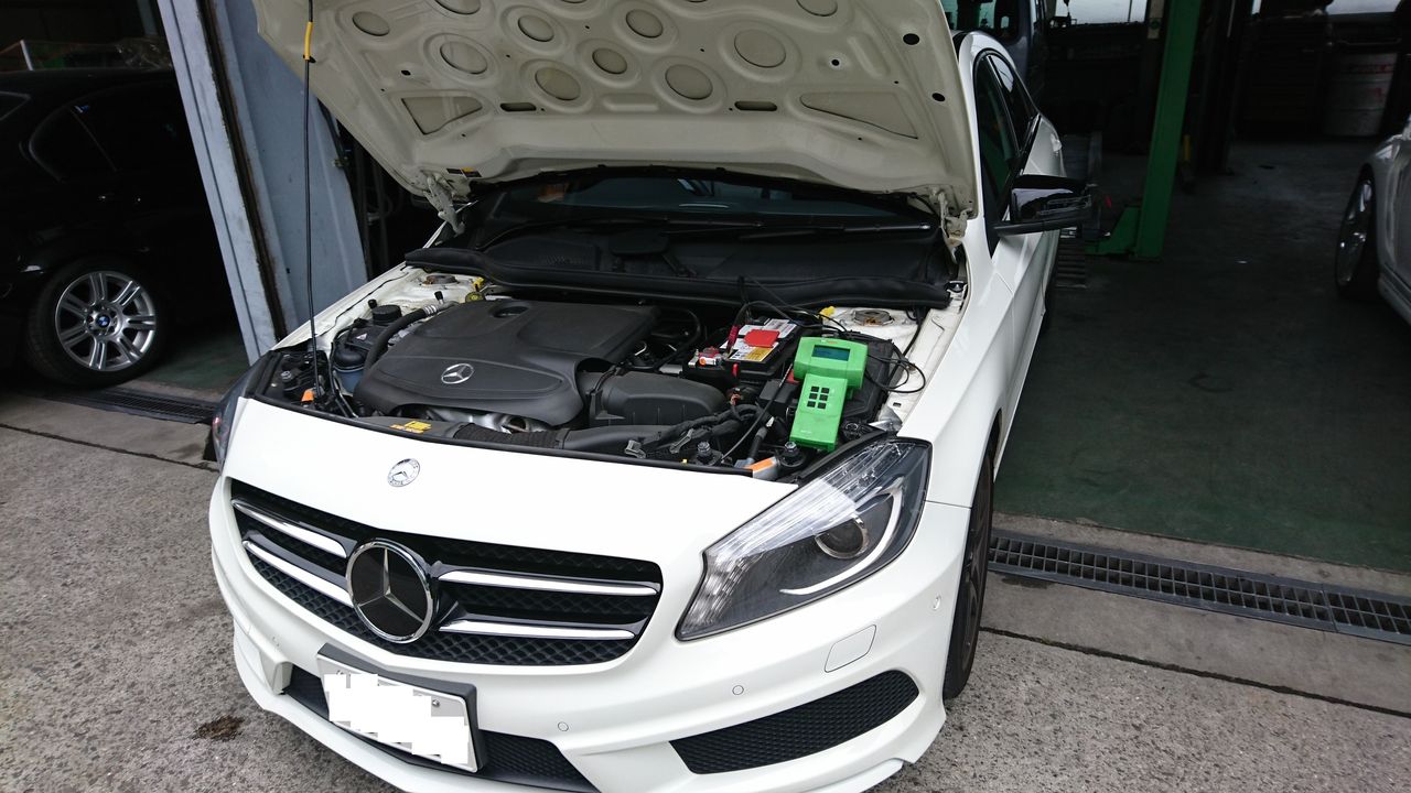 ベンツ w176 aクラス 定期点検で入庫です ボッシュカーサービス 有限会社 山田自動車 ベンツ w176 aクラス 定期点検で入庫です ボッシュカーサービス 有限会社 山田自動車