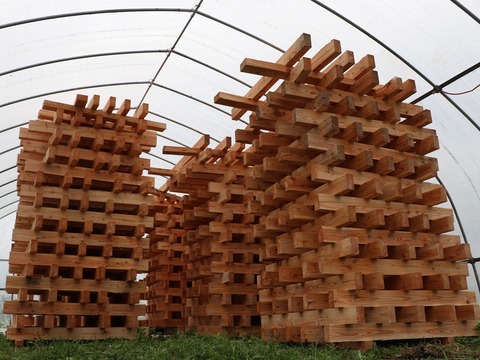 たまには山へ恩返しinトムラウシ用の木材が到着！