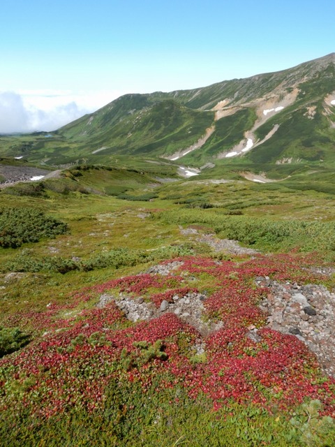 中岳～間宮の補修が始まりました