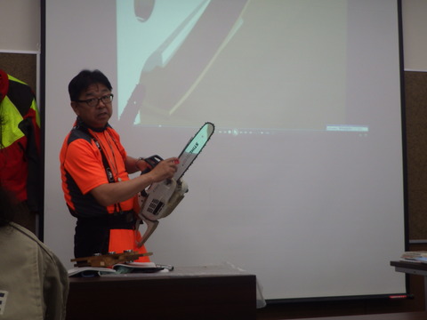 チェーンソー講習会・2日目