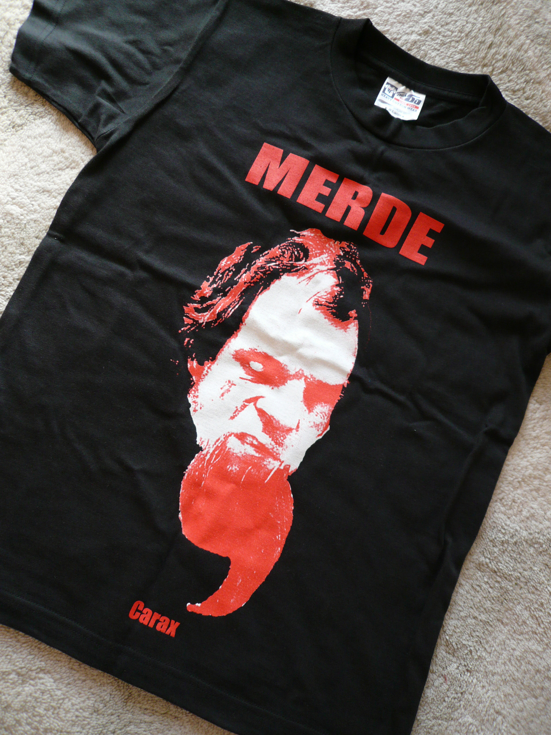 【​限​定​販​売​】 レオス・カラックス監督作品映画「Merde」Tシャツ ブラック 未使用 トップス