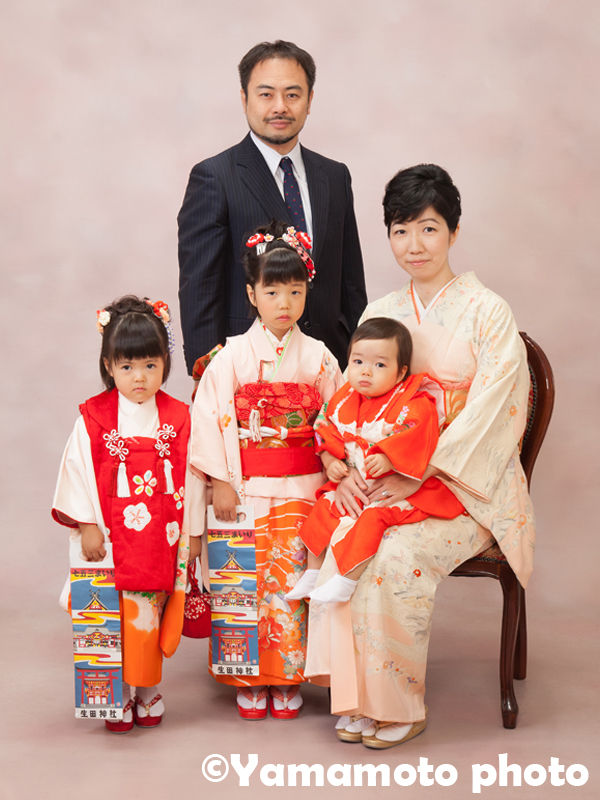 三姉妹さん 七五三 山本写真館のシロとチャーのブログ