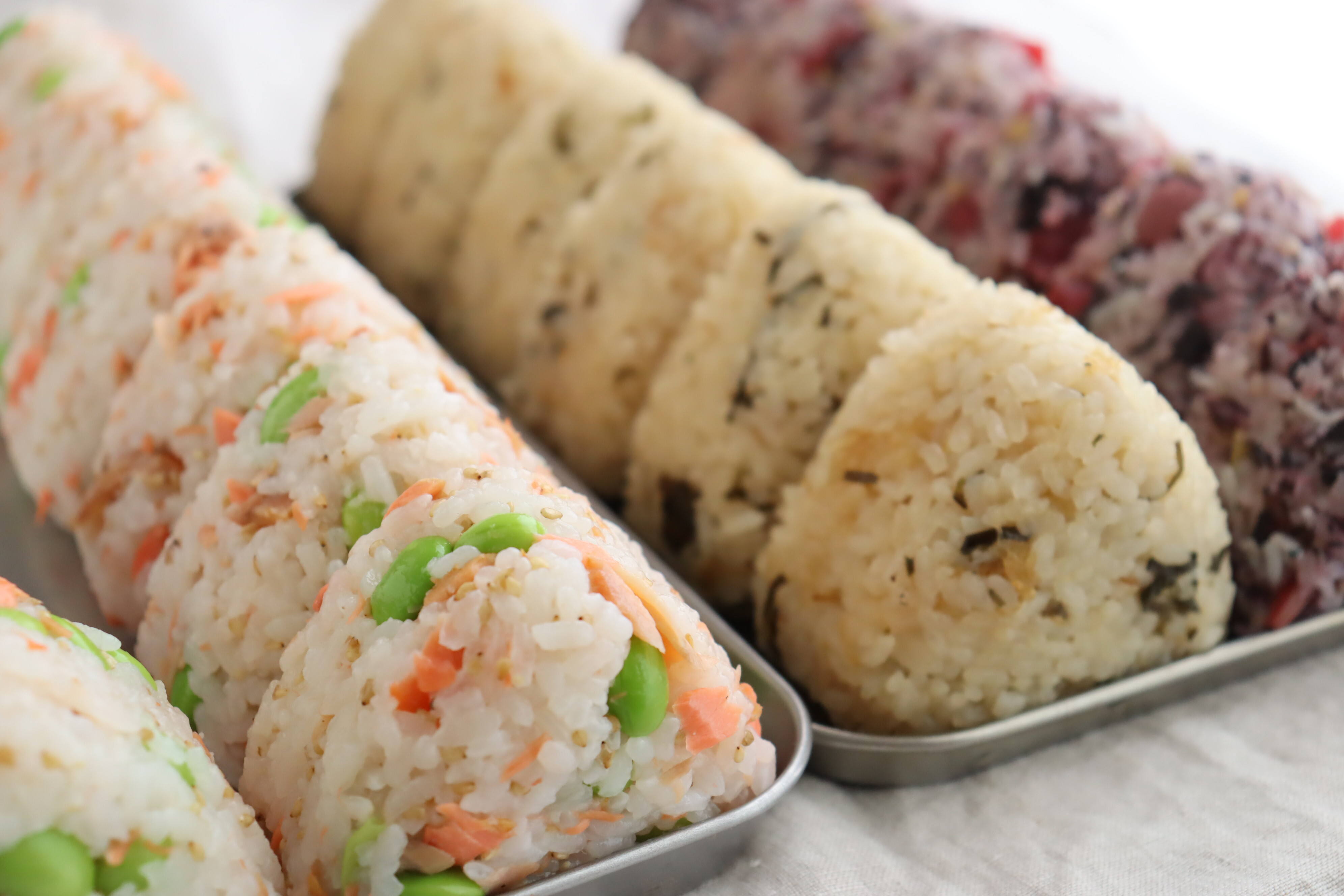 春休みを乗り切る！お弁当にも使える！おにぎり3種作り置き : 日々の 