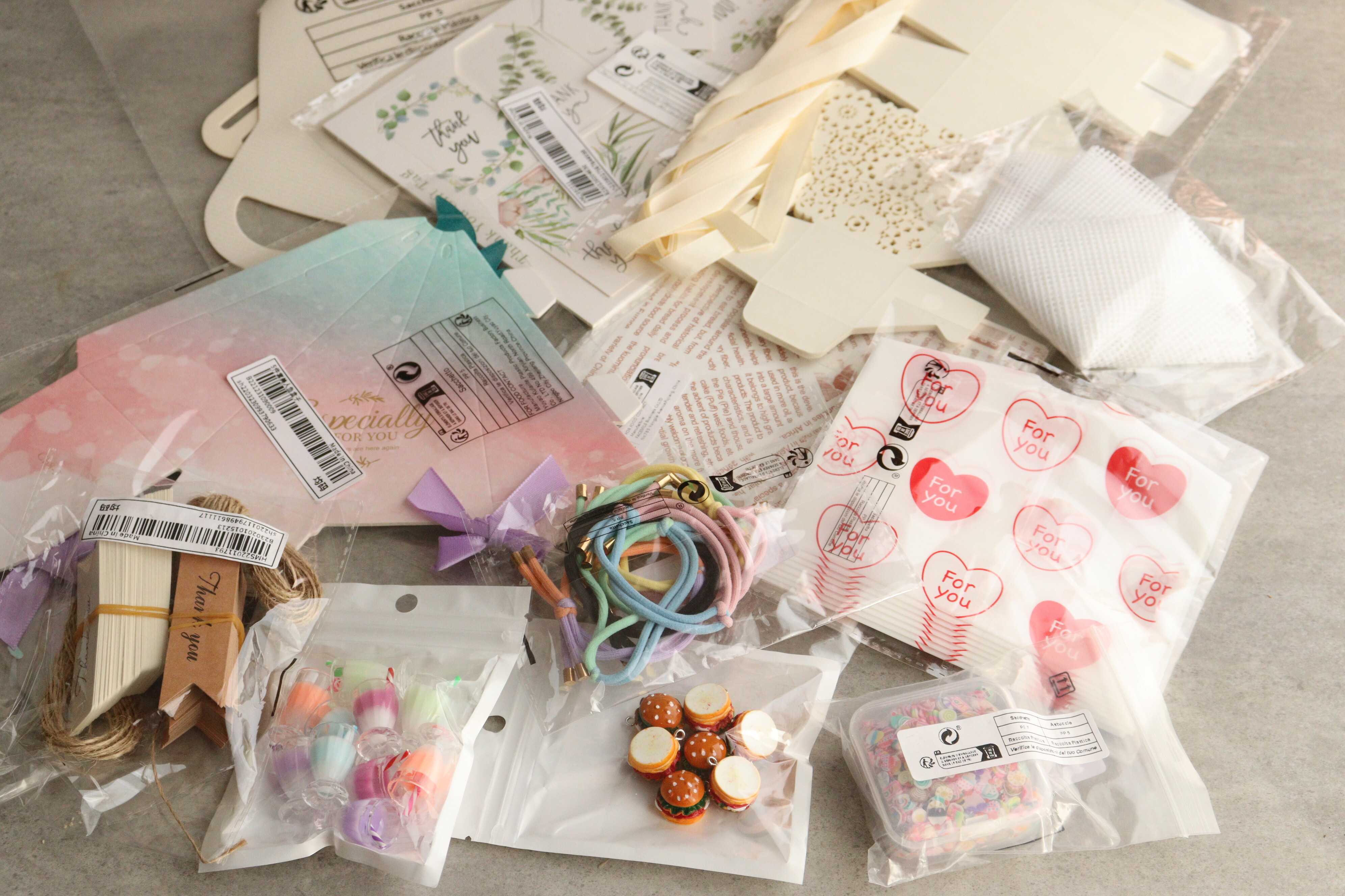 SHEINで雑貨を買ってみました(ホワイトデーに使えそうなラッピング