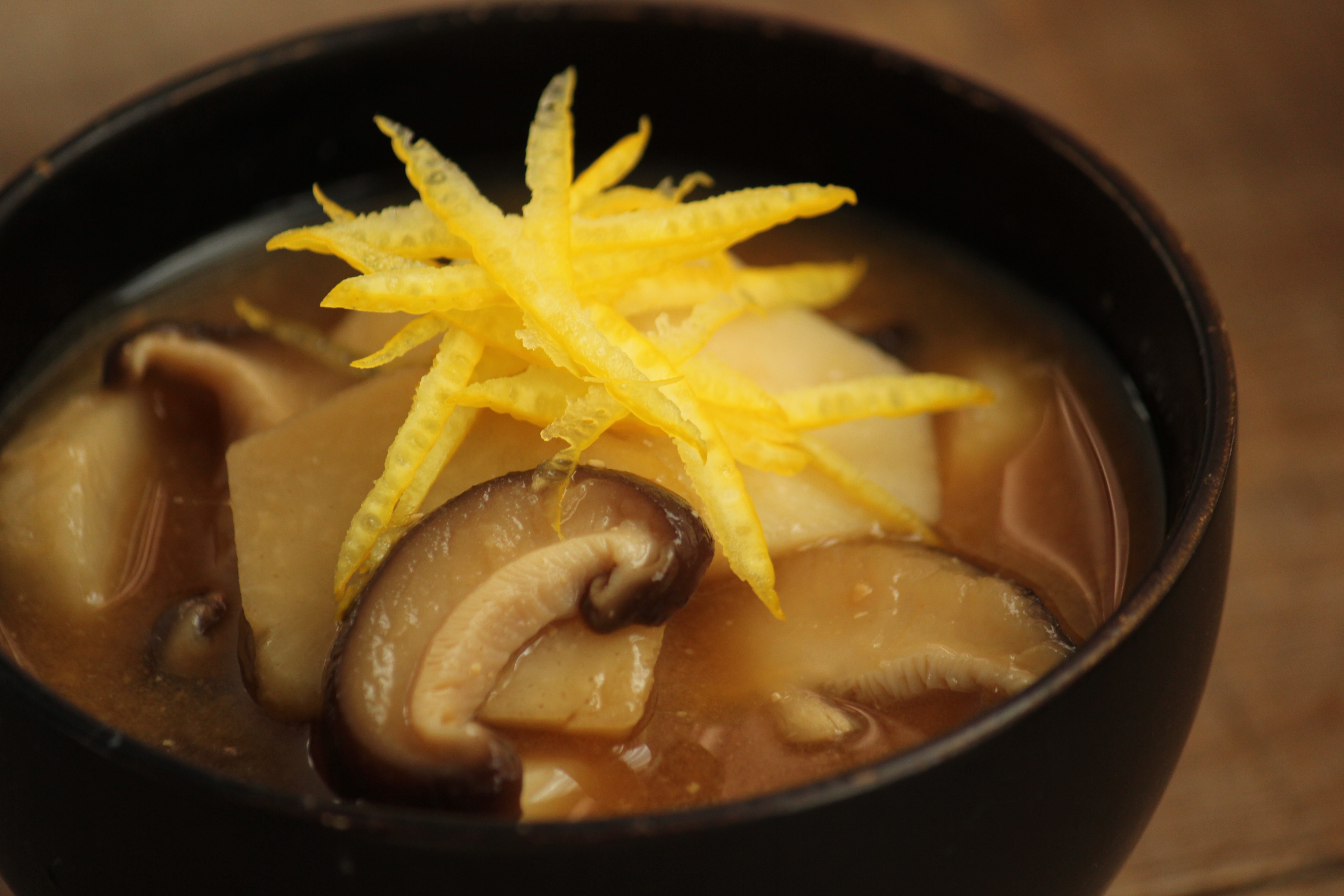 里芋と椎茸の味噌汁 ビジュアル系フード Powered By ライブドアブログ