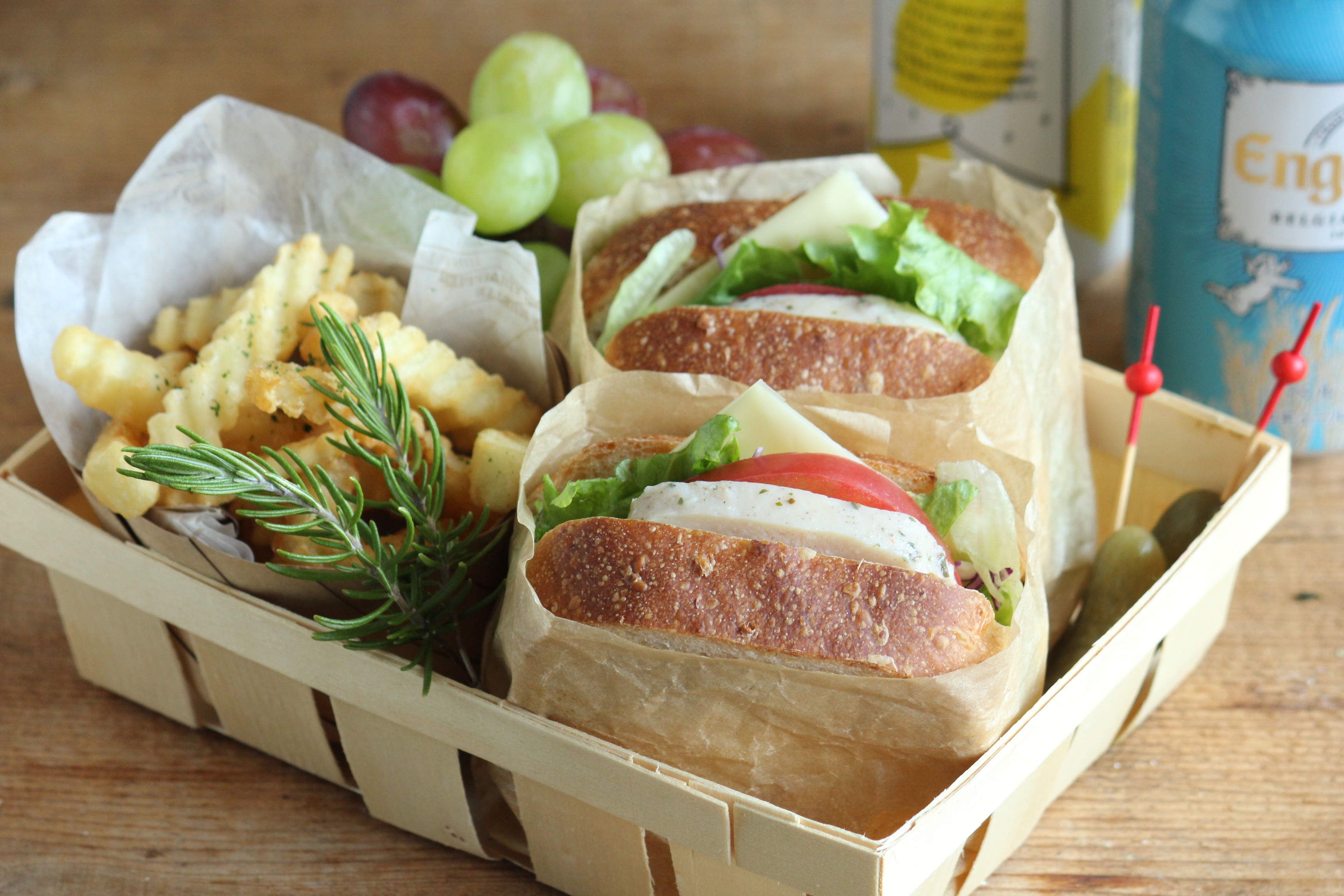 自宅花見にも コンビニ食材で簡単 サンドイッチバスケット ビジュアル系フード Powered By ライブドアブログ