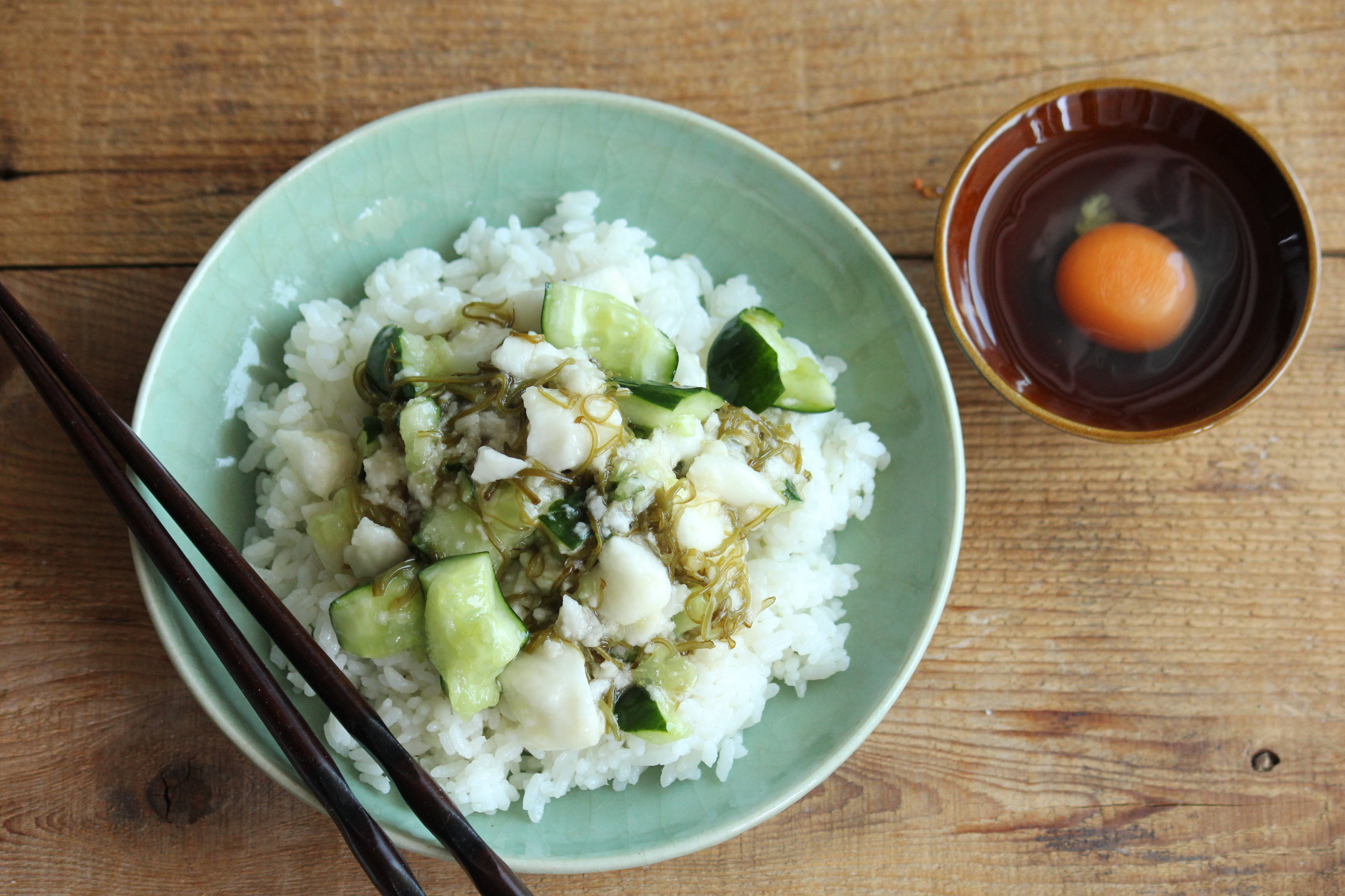 お急ぎ昼ごはんに 長芋めかぶのとろろ丼ぶり ビジュアル系フード Powered By ライブドアブログ お急ぎ昼ごはんに 長芋めかぶのとろろ丼ぶり ビジュアル系フード Powered By ライブドアブログ