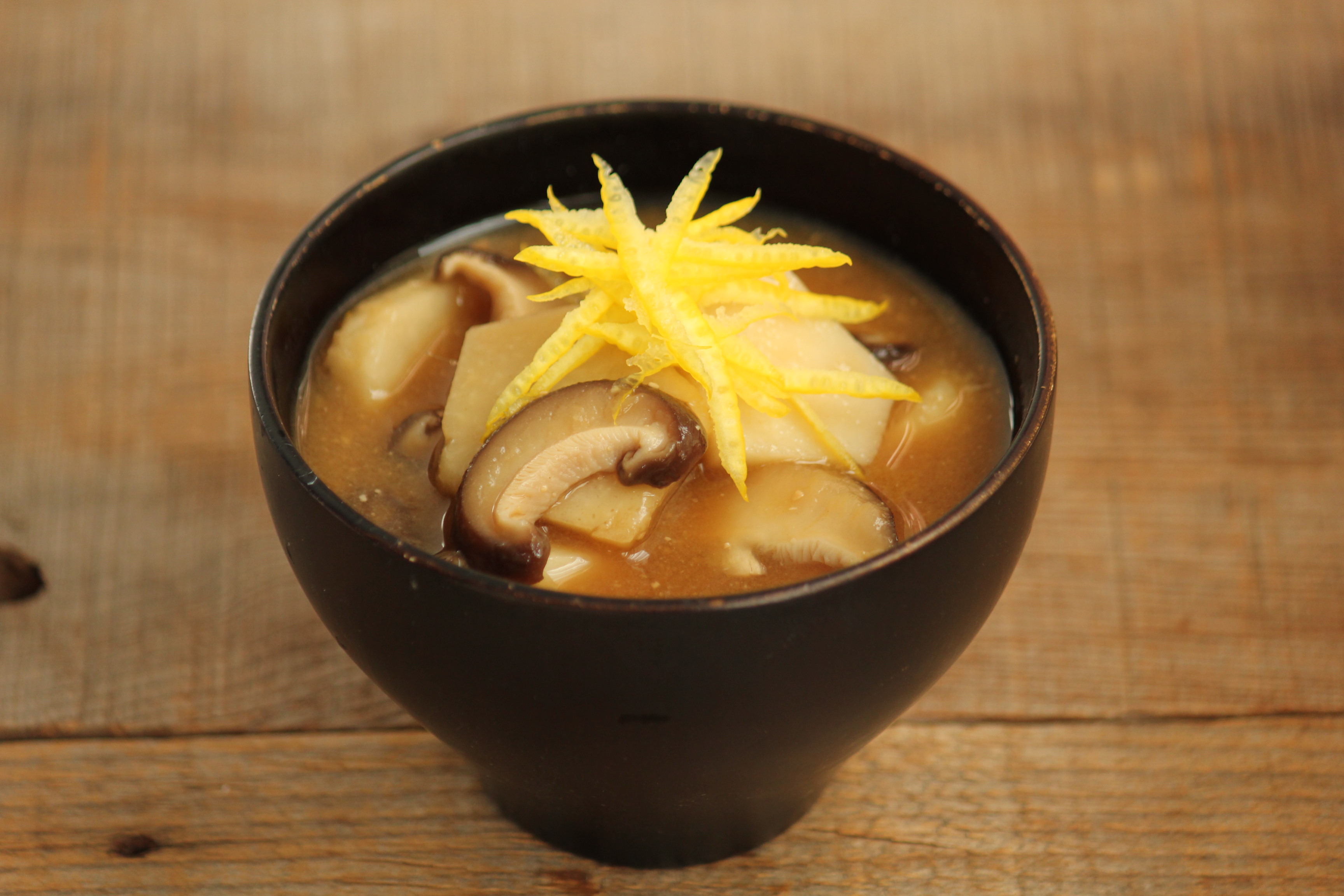 里芋と椎茸の味噌汁 ビジュアル系フード Powered By ライブドアブログ