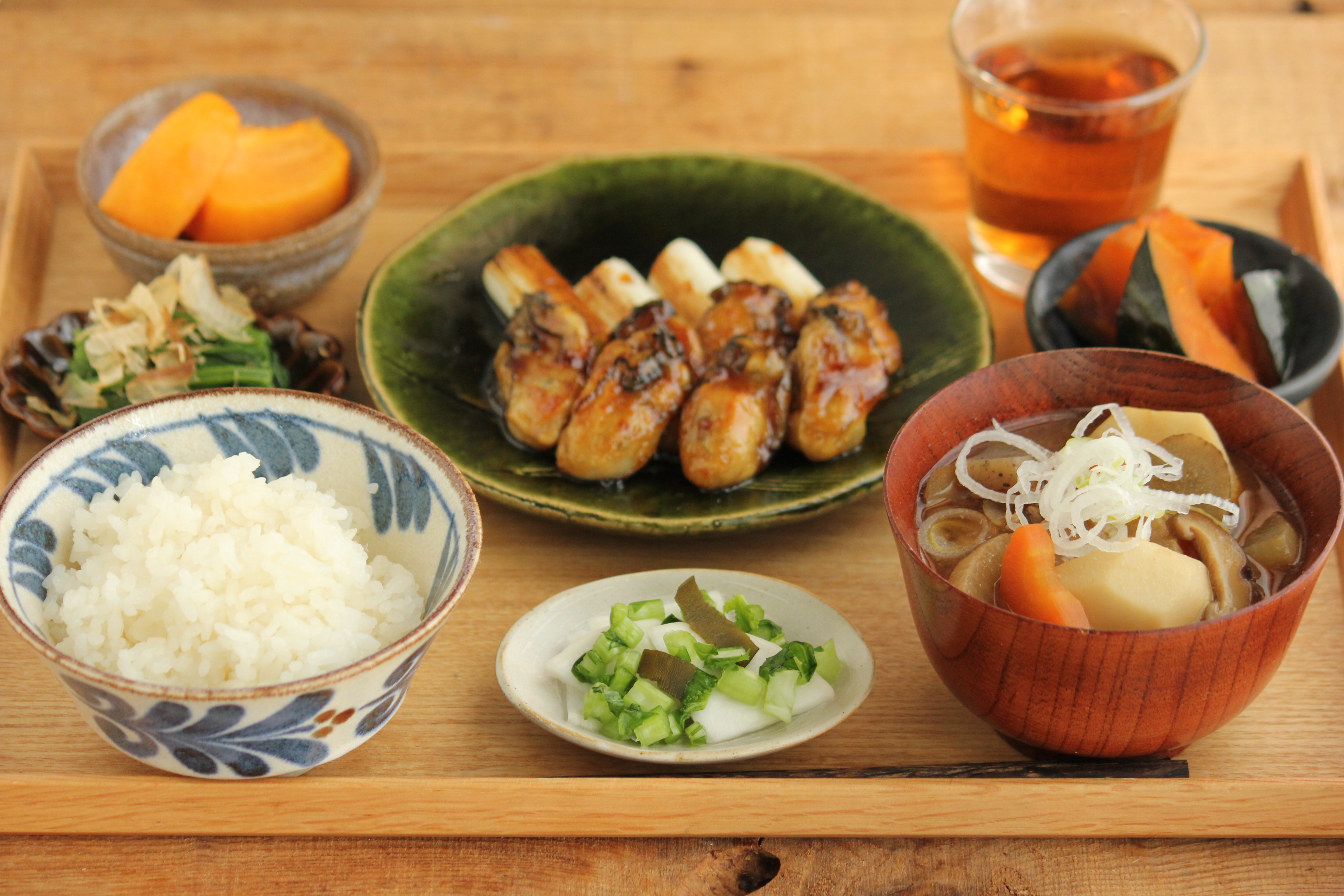牡蠣の照り焼き丼ぶり献立 ビジュアル系フード Powered By ライブドアブログ