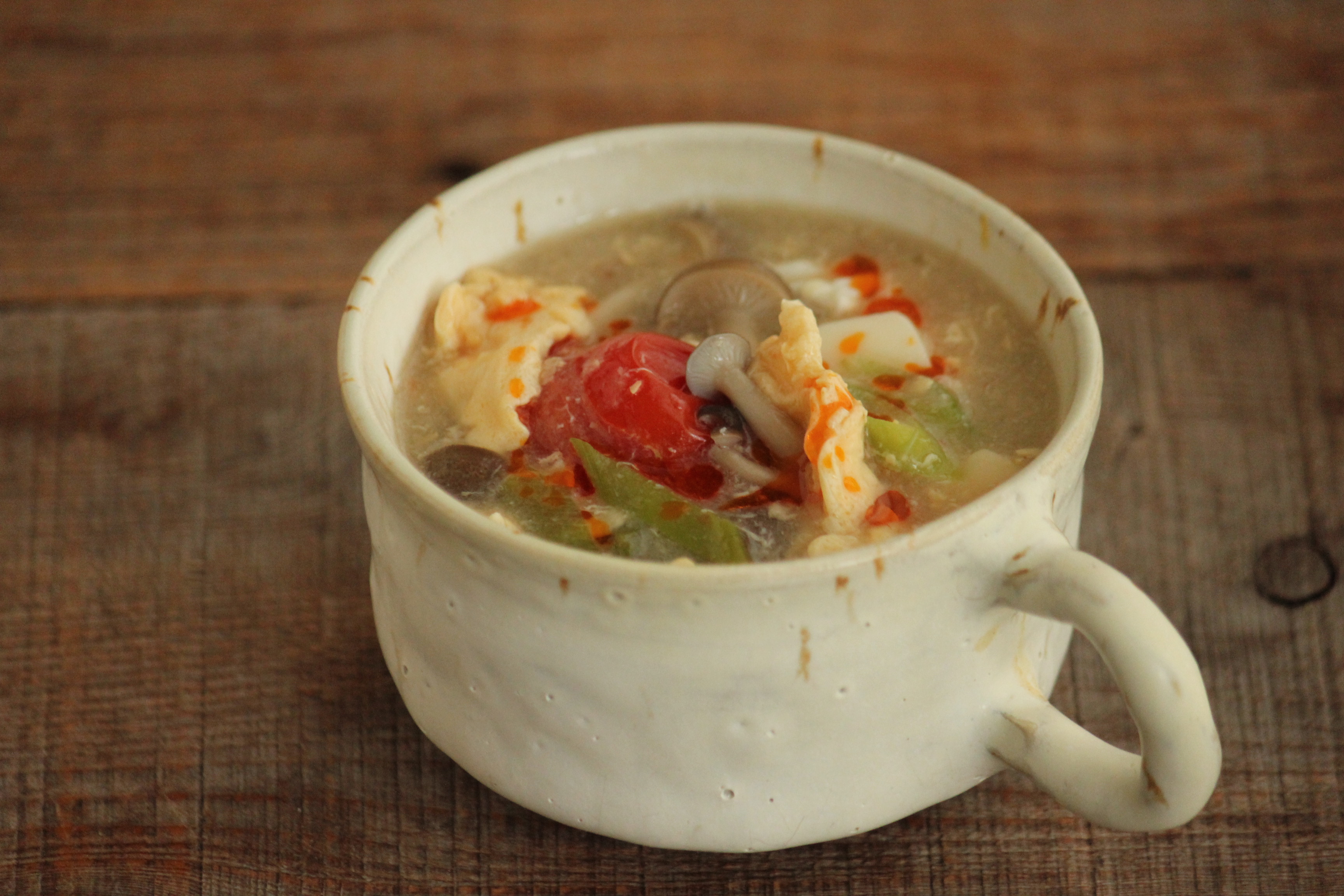 簡単スープレシピ きのことトマトの酸辣湯 ビジュアル系フード Powered By ライブドアブログ