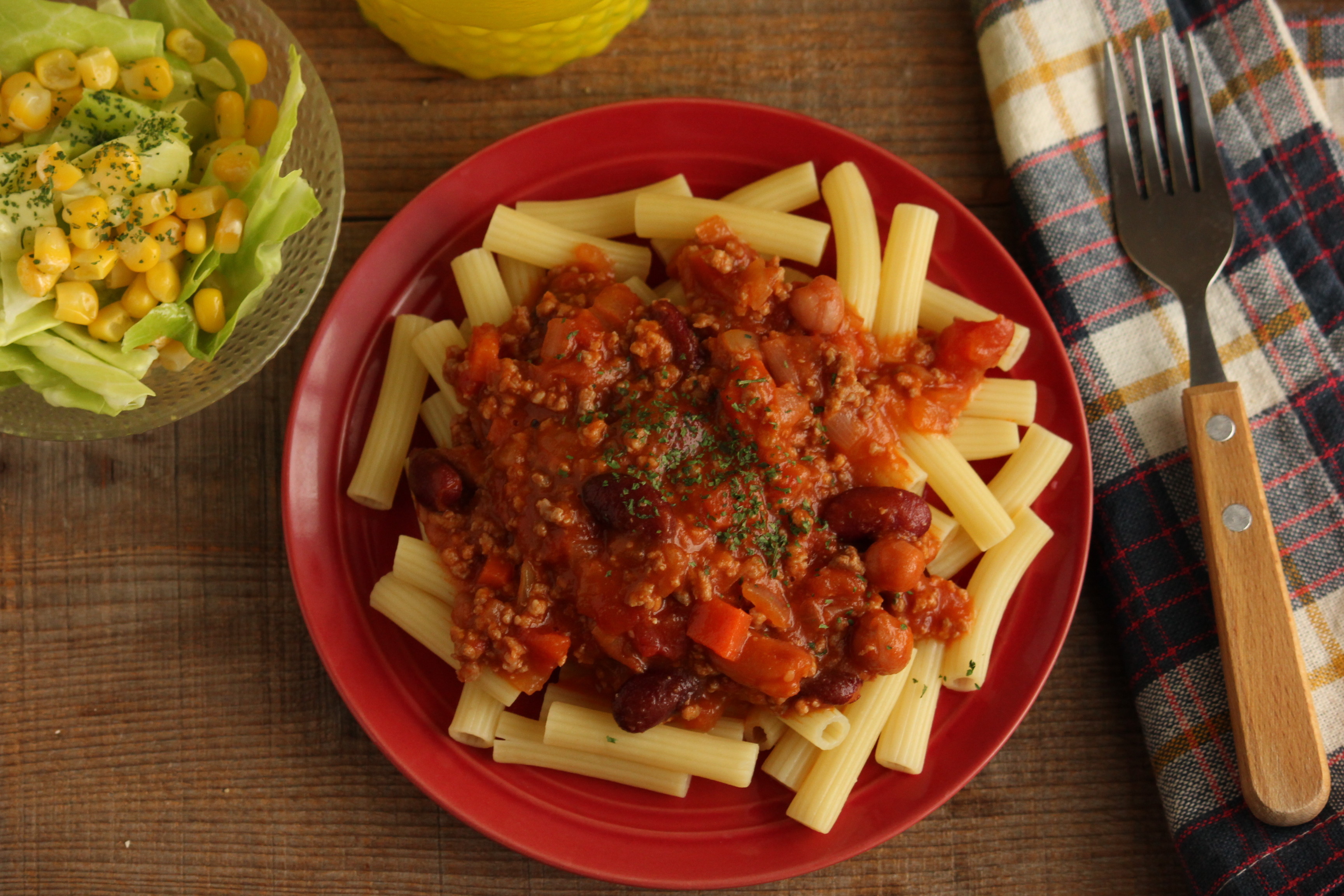 チリコンカンパスタ献立 ビジュアル系フード Powered By ライブドアブログ