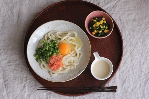 豆乳麺つゆの明太釜玉うどん献立 ビジュアル系フード Powered By ライブドアブログ