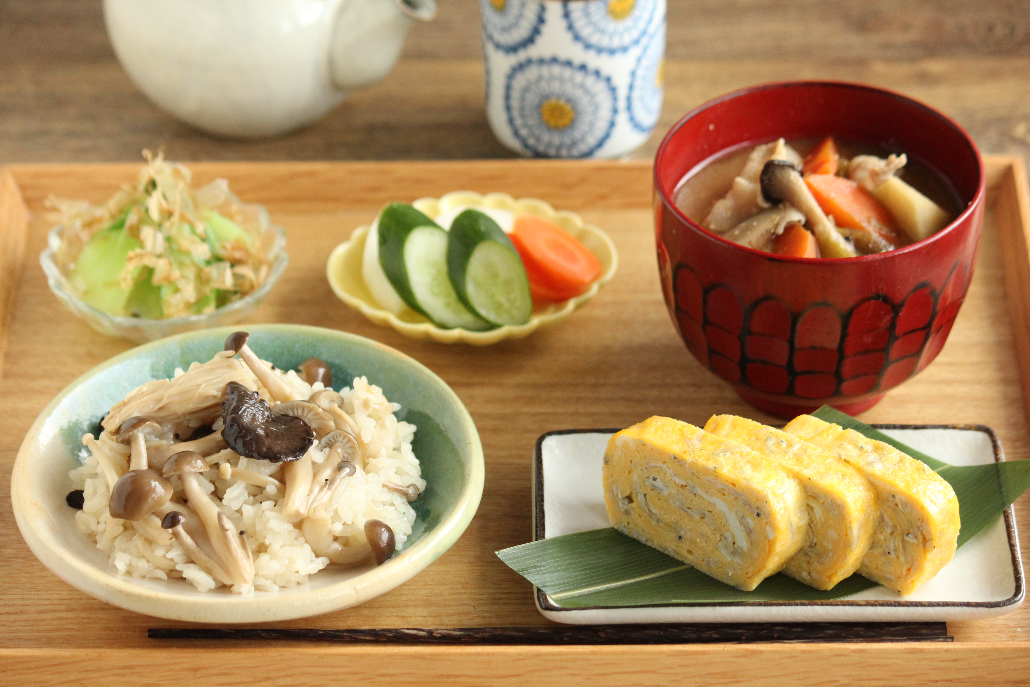 白だしで簡単 きのこたっぷり炊き込みご飯の献立 ビジュアル系フード Powered By ライブドアブログ