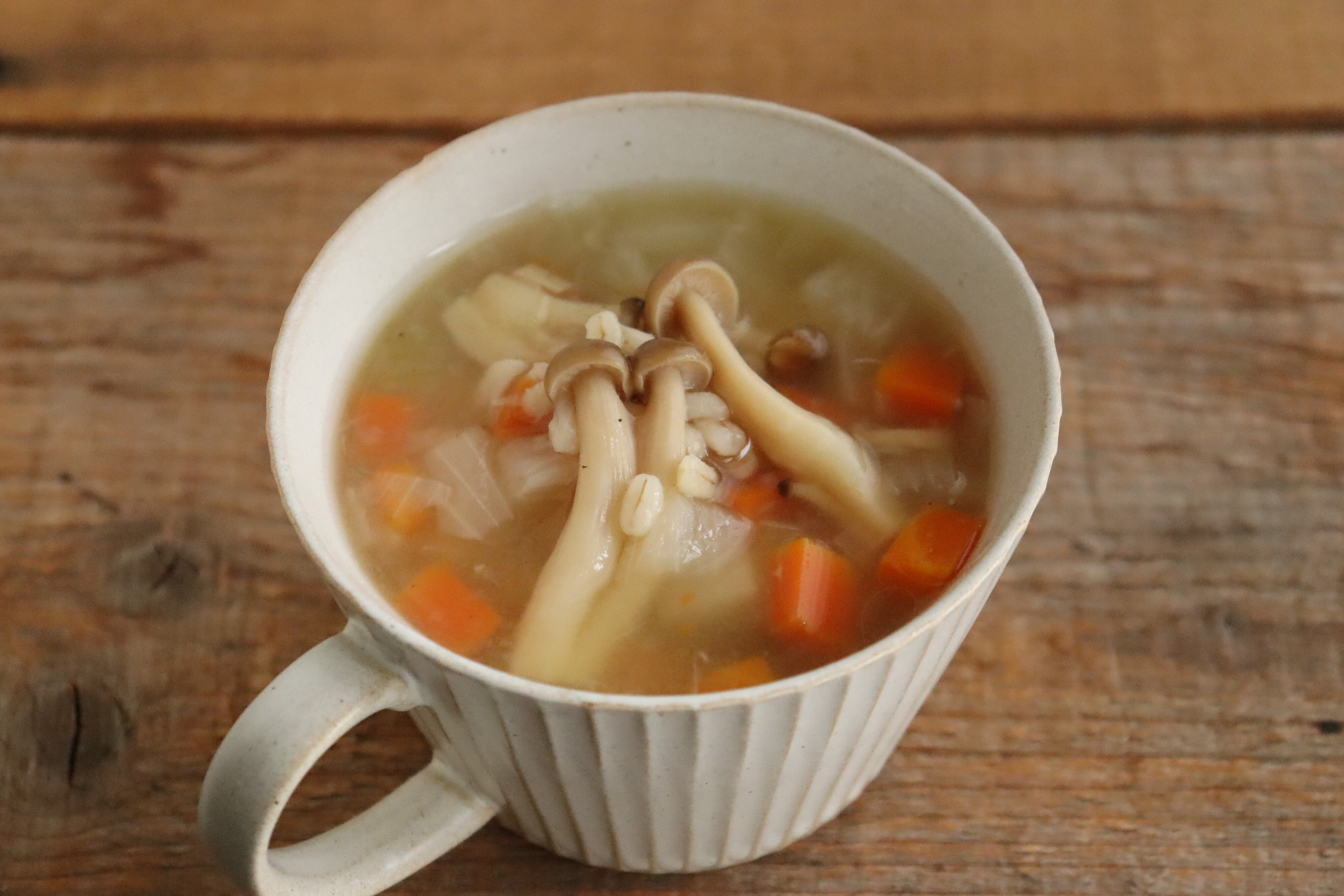 野菜大麦スープのレシピ