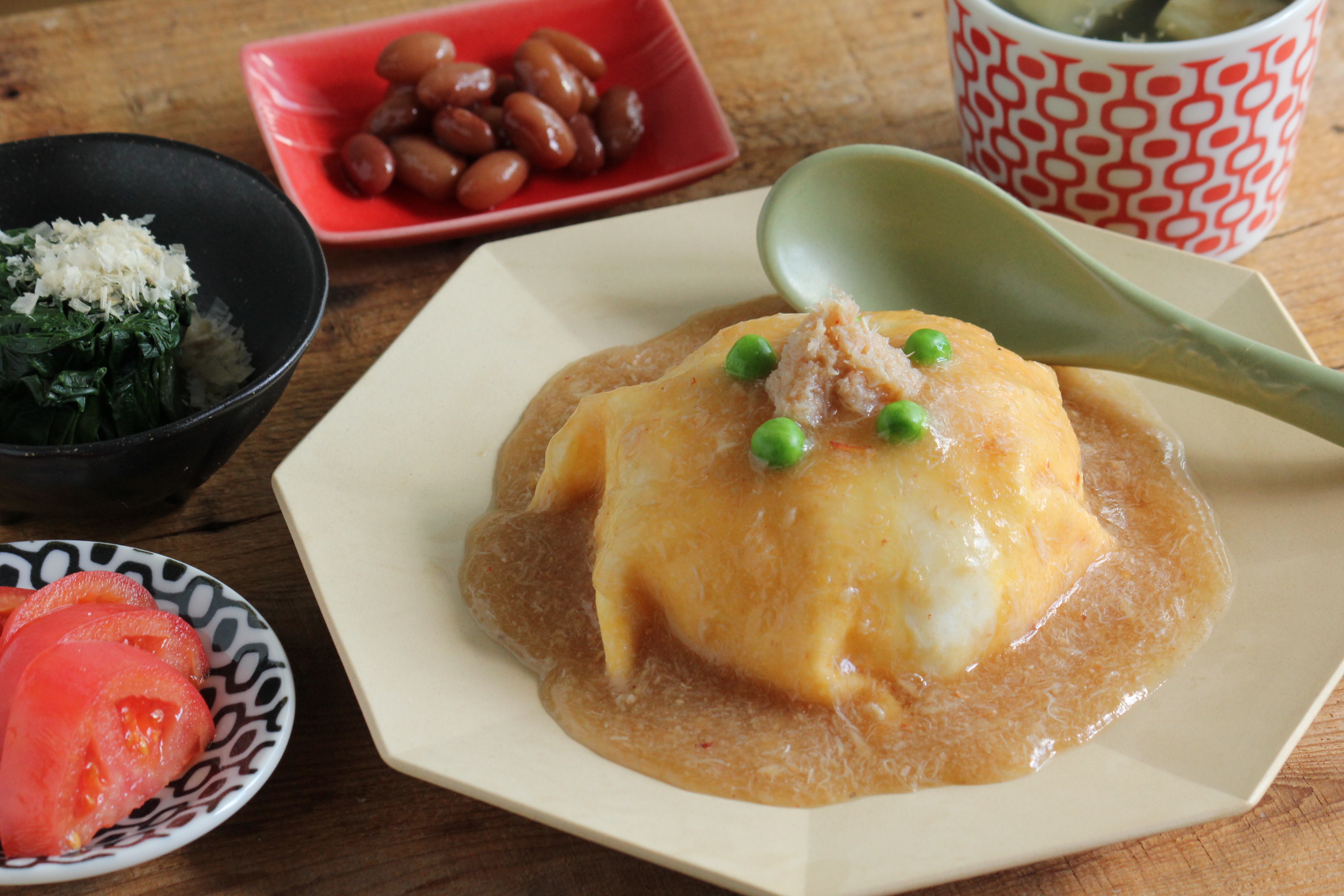 時間がない日のカニあんかけ天津飯の献立 ビジュアル系フード Powered By ライブドアブログ