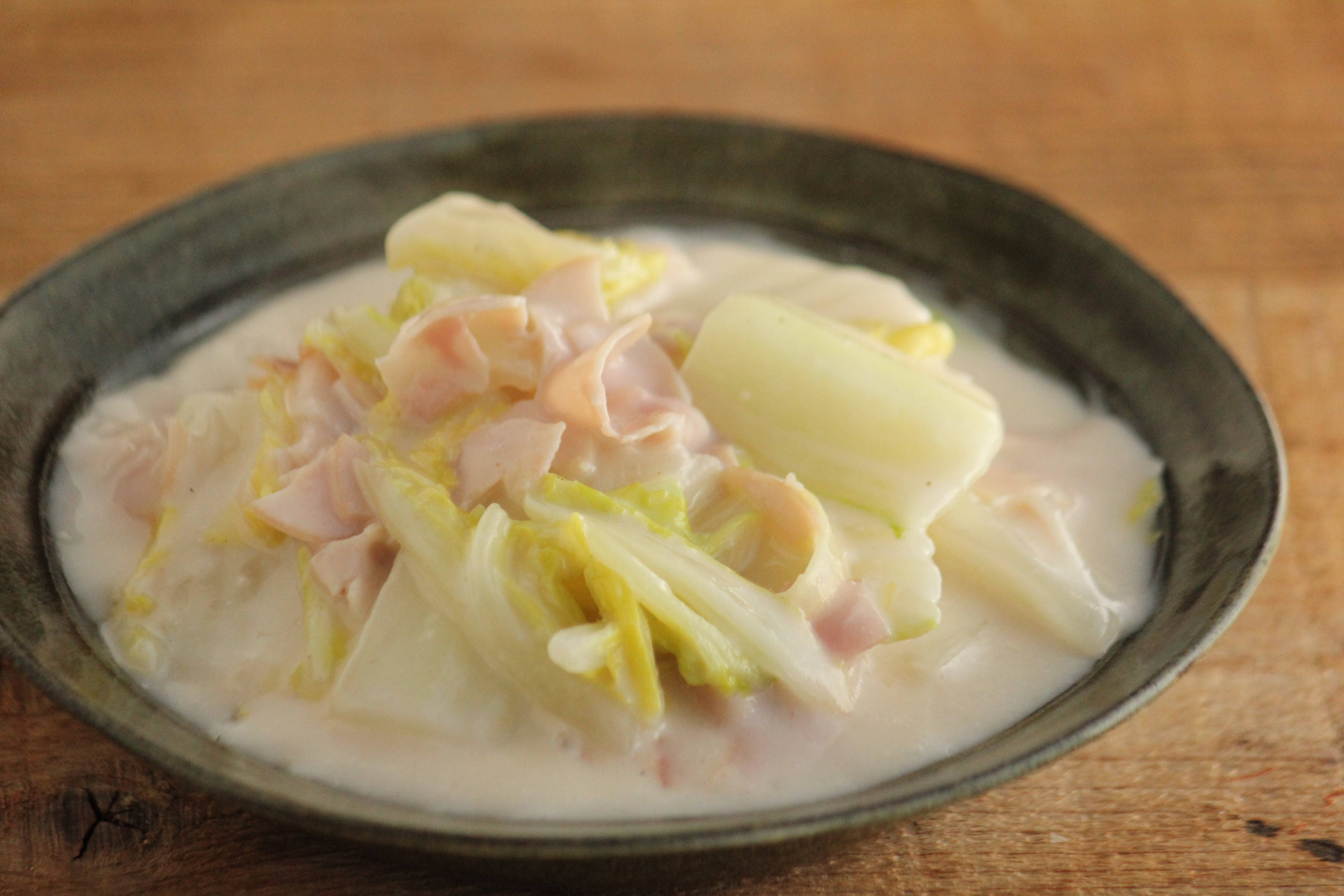 簡単中華レシピ 白菜とハムのクリーム煮 ビジュアル系フード Powered By ライブドアブログ