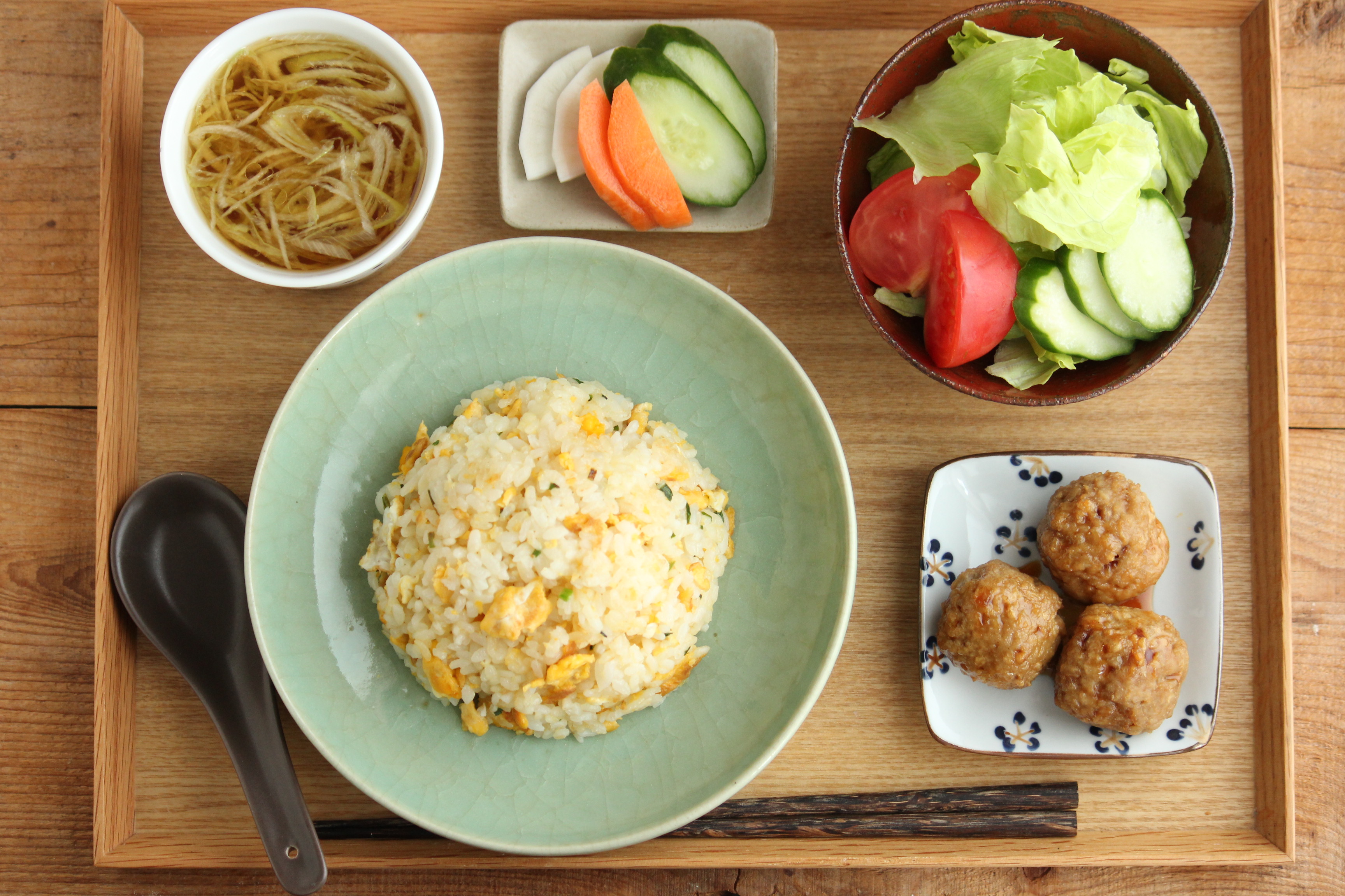 お湯を注ぐだけの即席ねぎスープレシピと炒飯献立 ビジュアル系フード Powered By ライブドアブログ