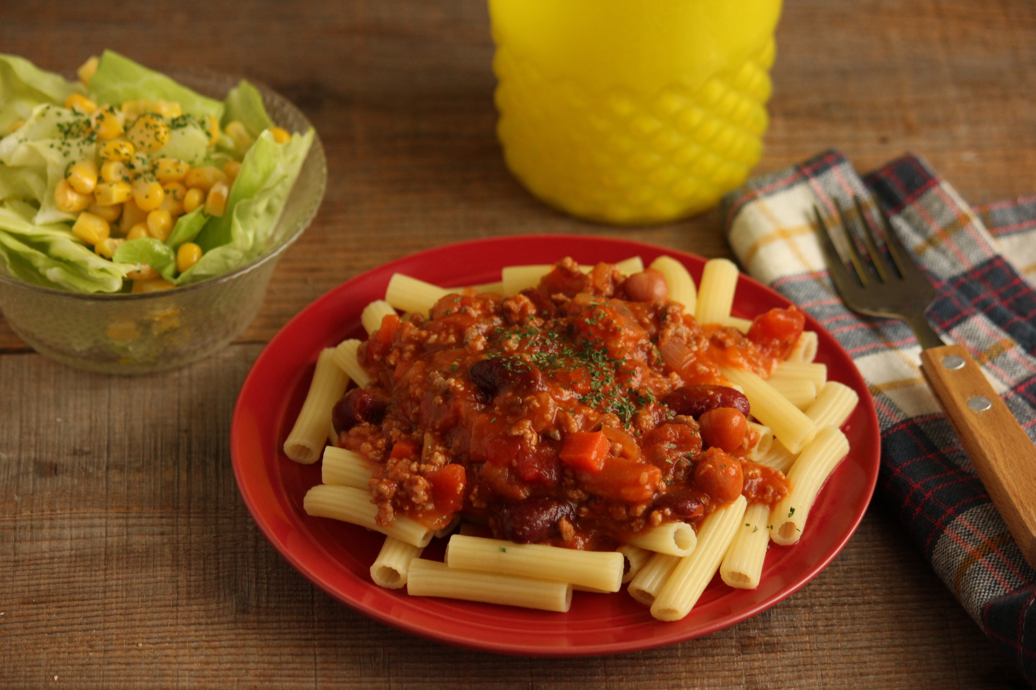 チリコンカンパスタ献立 ビジュアル系フード Powered By ライブドアブログ