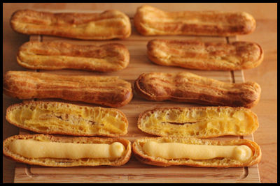 エクレアケーキのレシピ