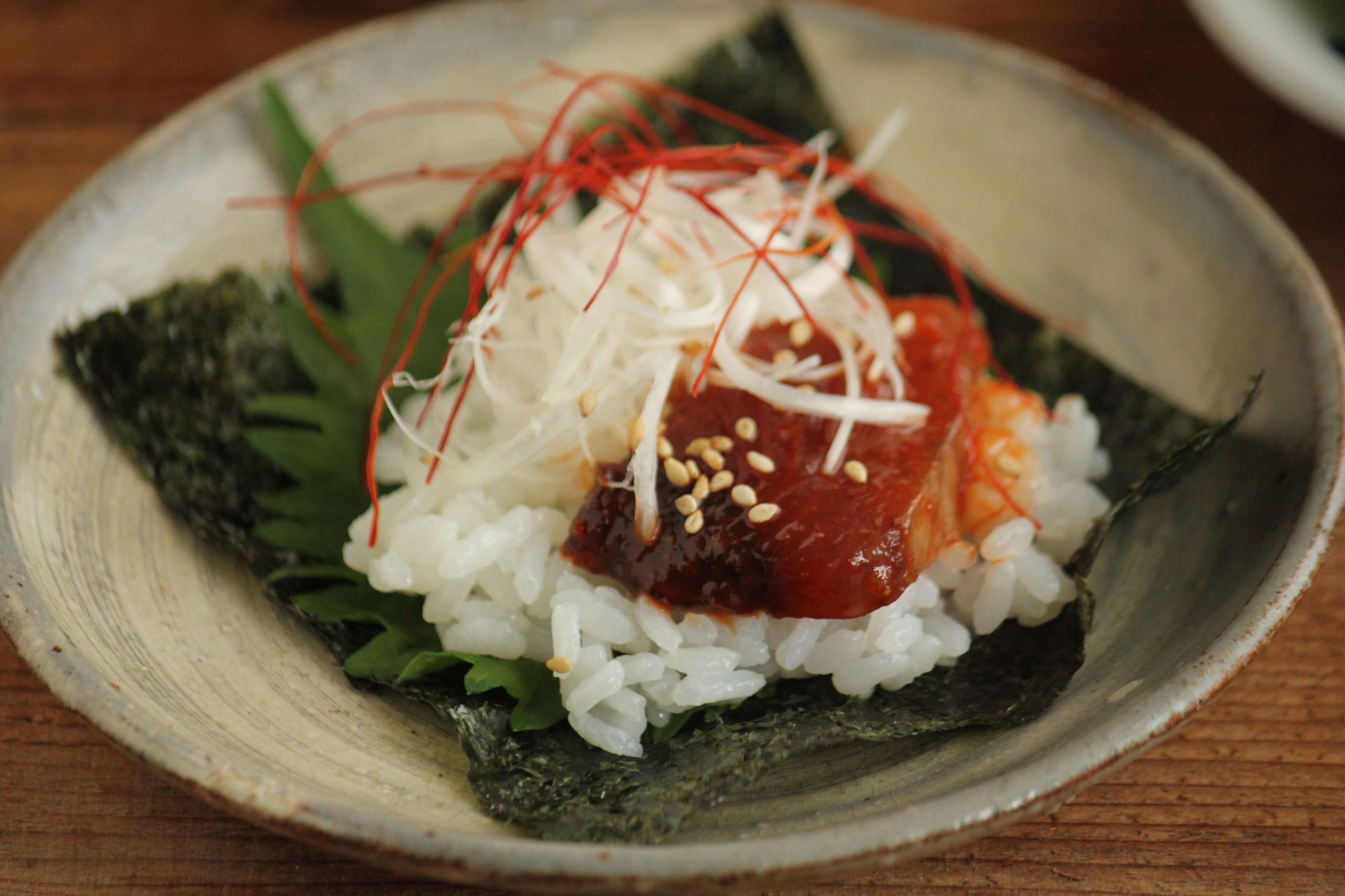 カツオの韓国風漬けの手巻き寿司 ビジュアル系フード Powered By ライブドアブログ