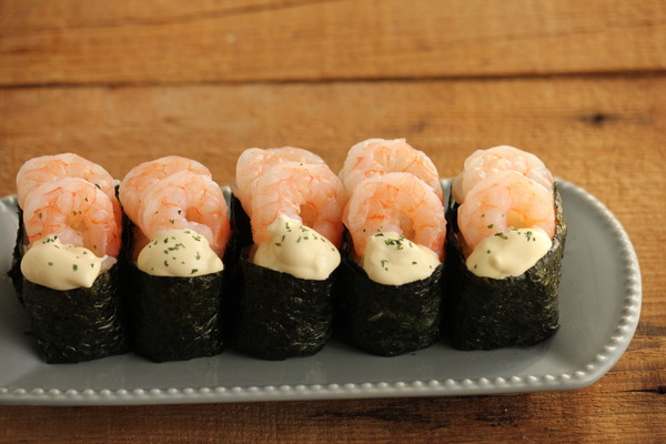 エビマヨ軍艦/4 寿司酢で簡単・エビマヨ軍艦 : 日々のごはんとおやつのネタ帳～簡単