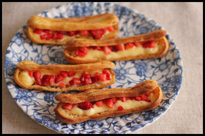 エクレアケーキのレシピ