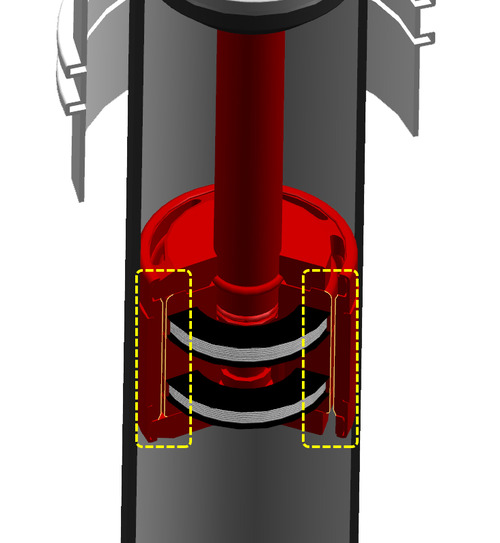 Cadillac-Rear-Damper-Core-Cutout