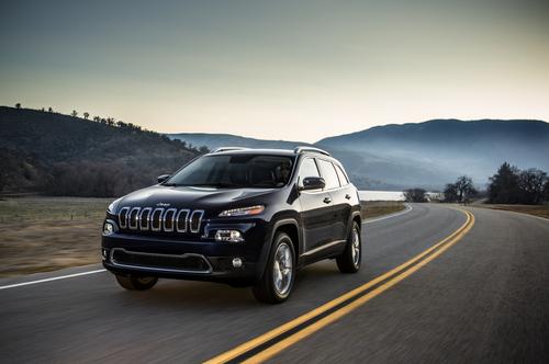 Jeep Cherokee on road__mid