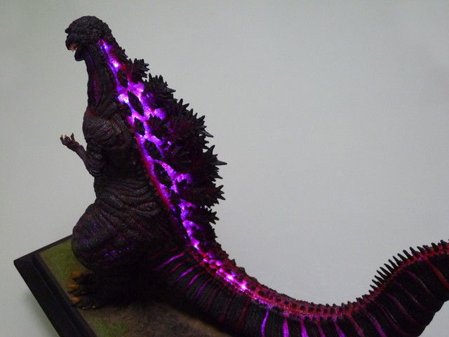 カドカワ限定 シン・ゴジラ レッドクリアVer.電飾発光改造改修品