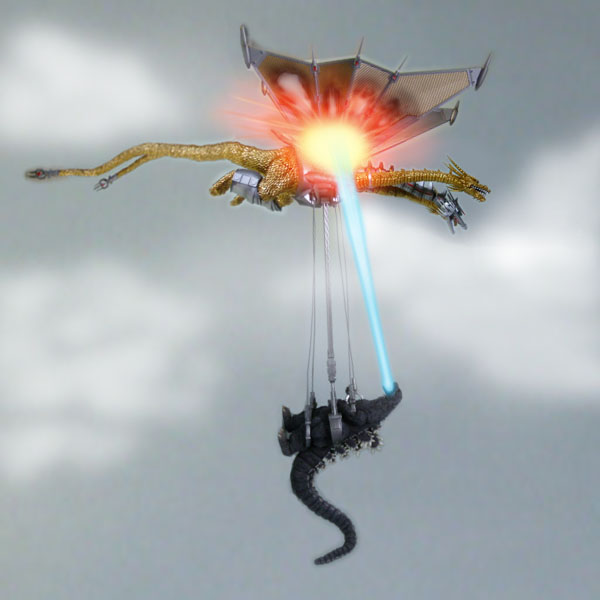 ゴジラvsキングギドラ-新宿決戦 その2 S.H.MonsterArtsメカ