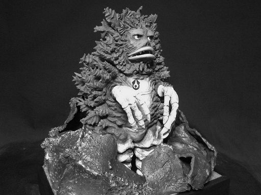 RAH ウルトラQ GARAMON ガラモン アトリエG-1奥田茂喜氏サイン付 アトリエG－1 ガラモン ソフビキット