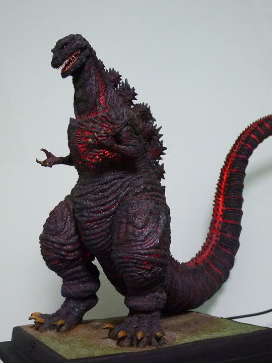 カドカワ限定 シン・ゴジラ レッドクリアVer.電飾発光改造改修品