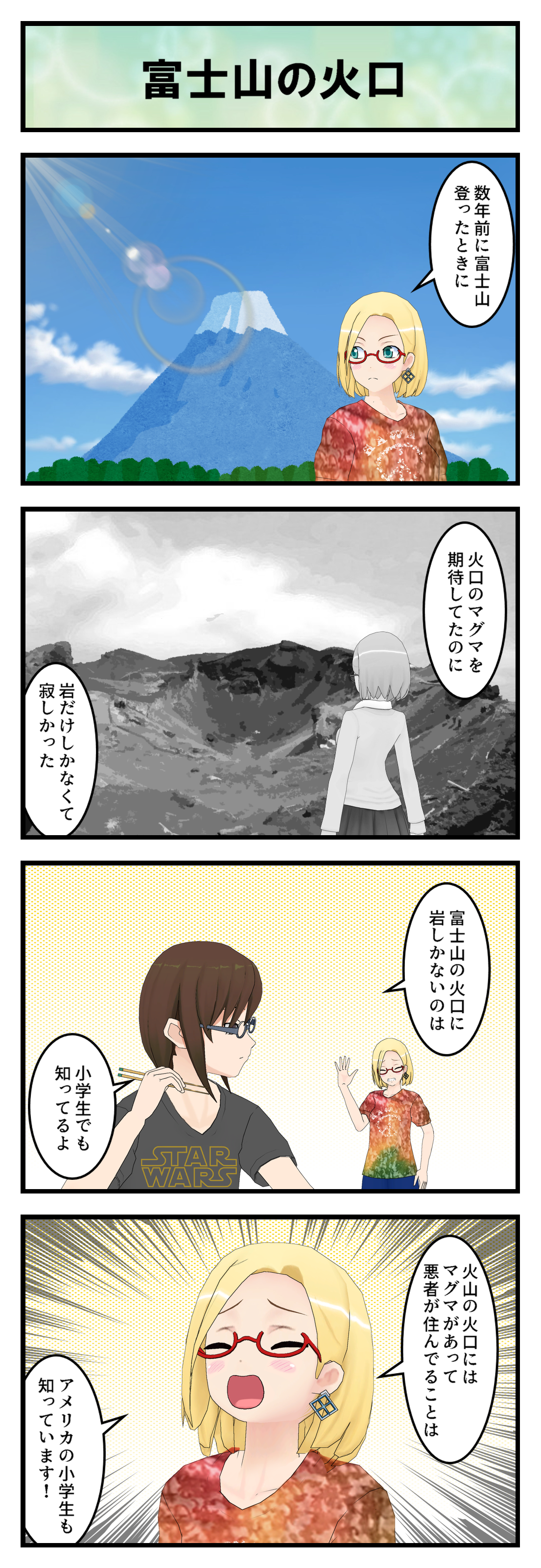 富士山の火口 アンナ隊員日記 オタクは何しにハワイへ 富士山の火口 アンナ隊員日記 オタクは何しにハワイへ